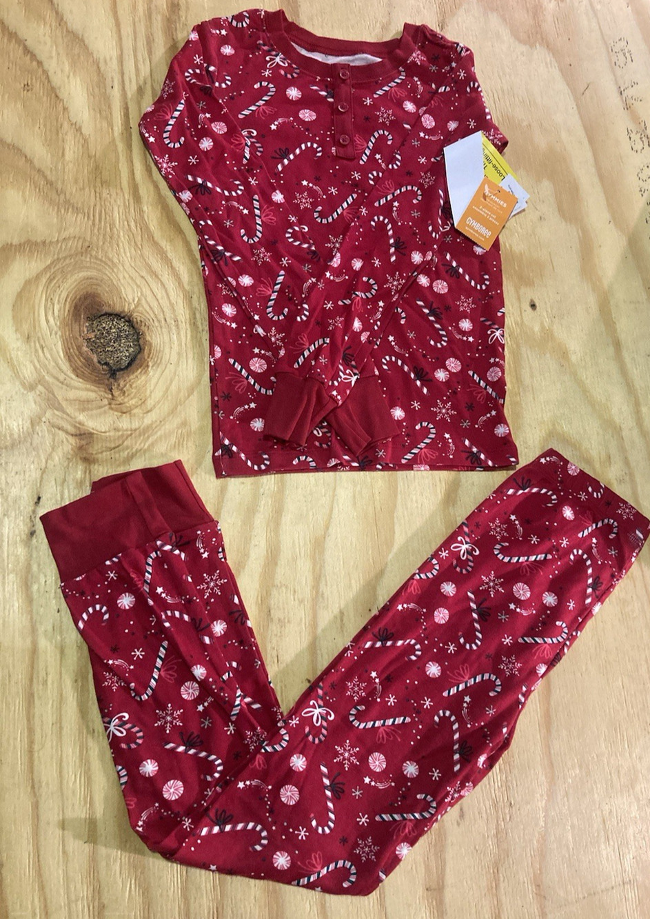 Gymboree Christmas Girl/Boy Candy Cane/Snowflake Holiday Pajamas Set-NWT